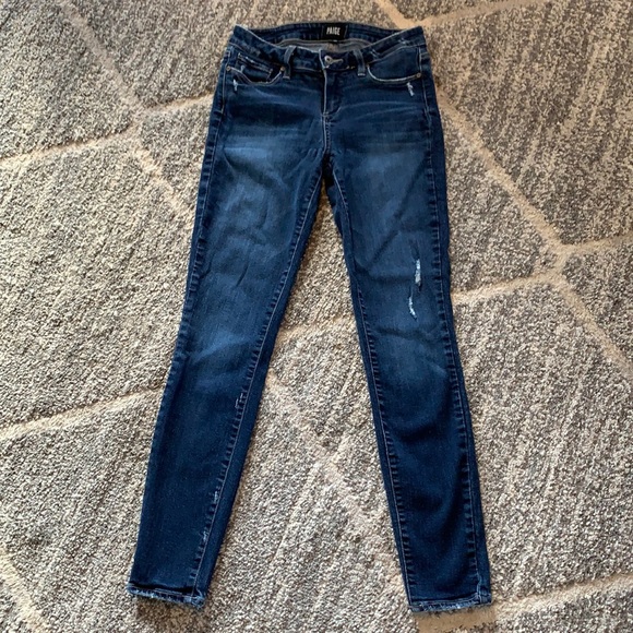 PAIGE Denim - Dark Wash Paige Jeans  (Verdugo Ultra Skinny)